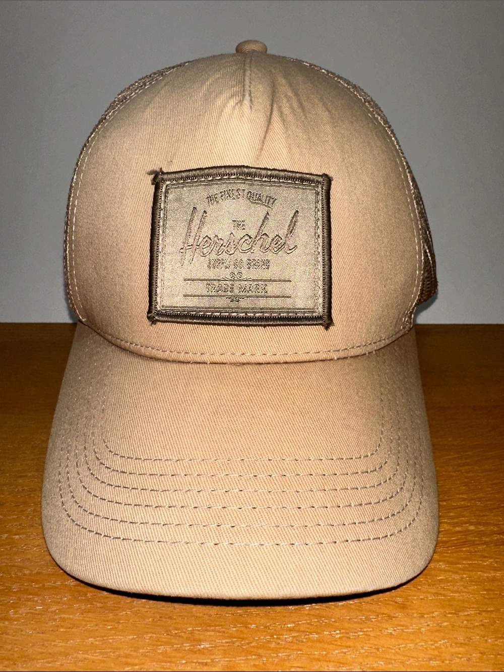 Herschel Tan Patch Baseball cap